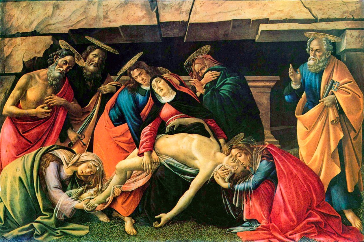Compianto sul Cristo morto, 1490-1492 da Sandro Botticelli
