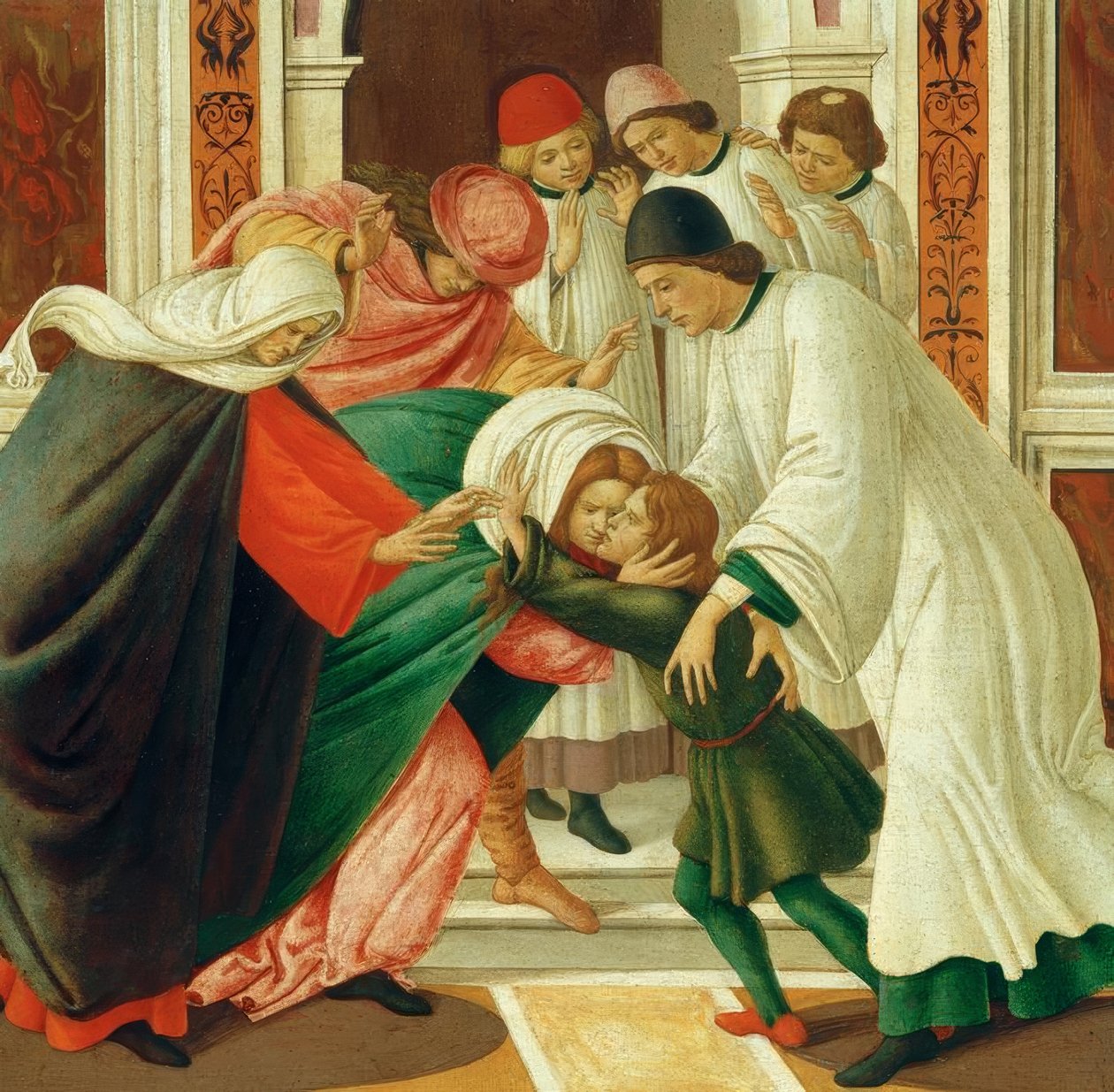 Vita e miracoli di San Zenobio (Resurrezione dei morti) da Sandro Botticelli