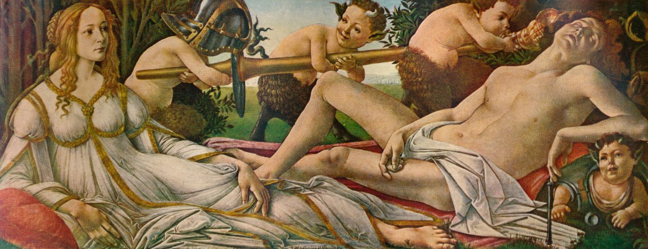 Marte e Venere, c1485, 1911 da Sandro Botticelli