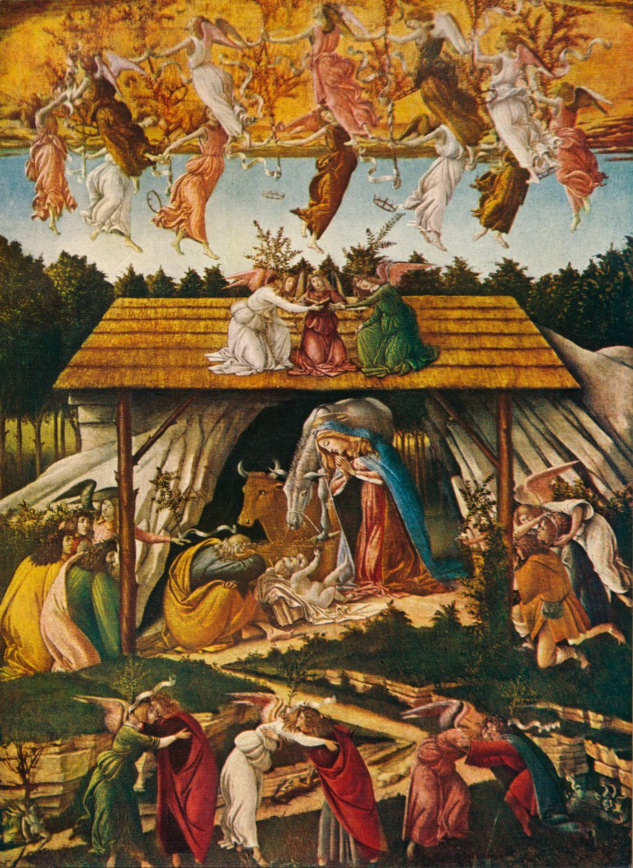 Natività mistica, 1500, 1909 da Sandro Botticelli