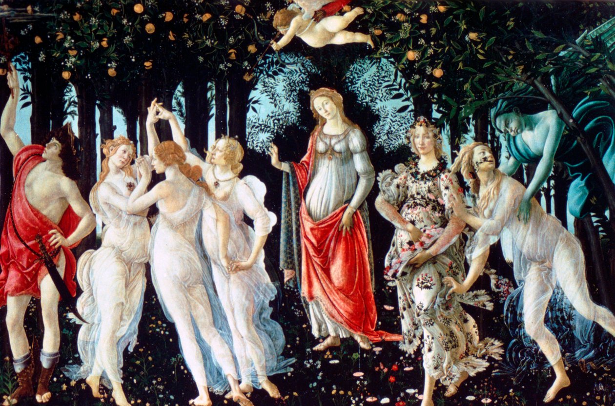 Primavera, c1478 da Sandro Botticelli