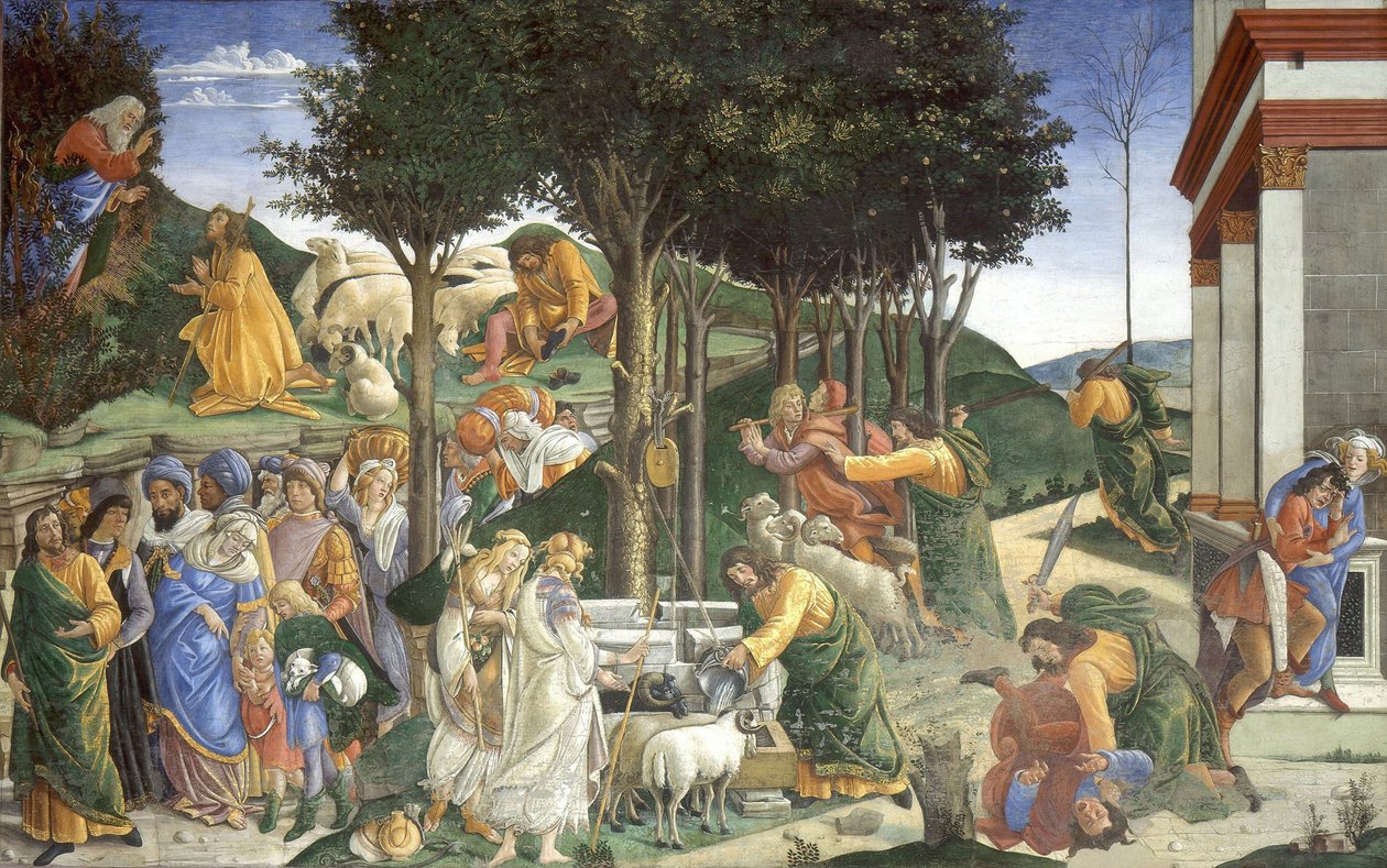 Scene dalla vita di Mosè da Sandro Botticelli