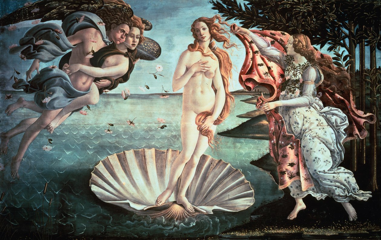 La nascita di Venere da Sandro Botticelli