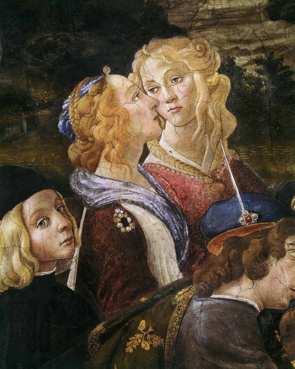 La tentazione di Cristo (dettaglio) da Sandro Botticelli