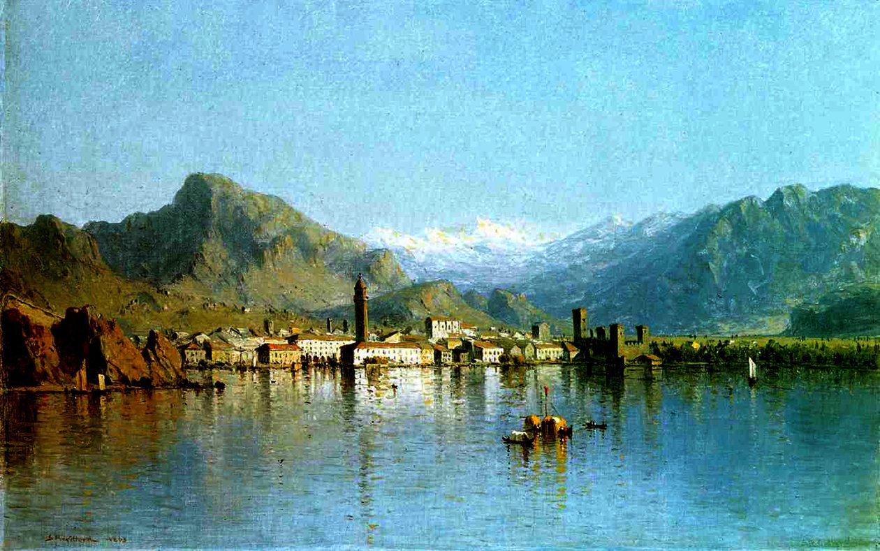 Lago di Garda, Italia, 1863 da Sanford Robinson Gifford