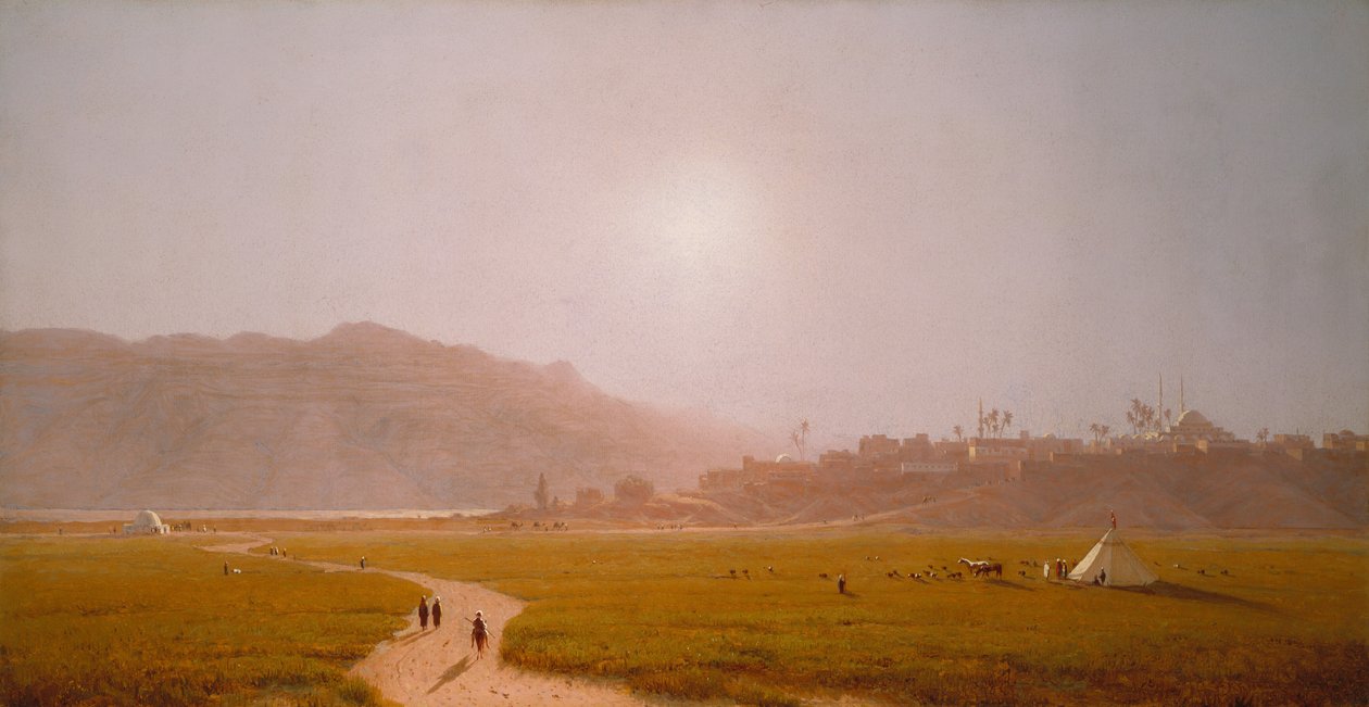 Siout, Egitto, 1874 da Sanford Robinson Gifford