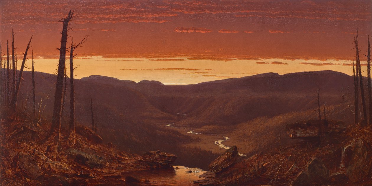 Crepuscolo nei Catskills da Sanford Robinson Gifford