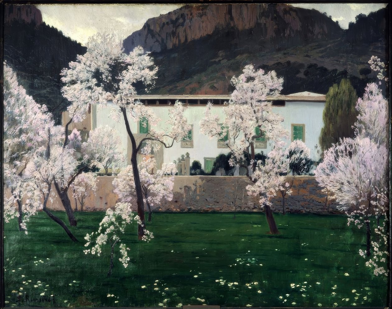 Mandorli in fiore da Santiago Rusiñol