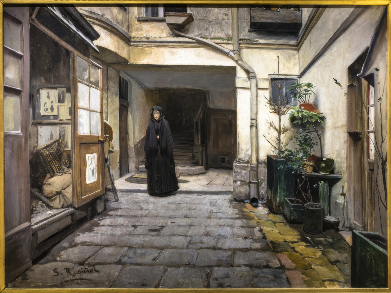 Il banco dei pegni da Santiago Rusiñol