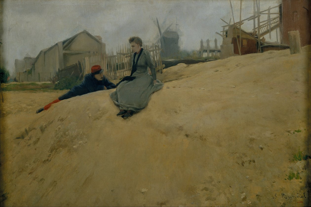 In campagna da Santiago Rusiñol