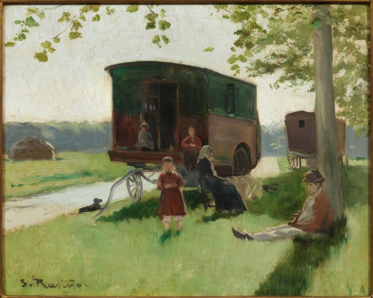 Carro di nomadi da Santiago Rusiñol