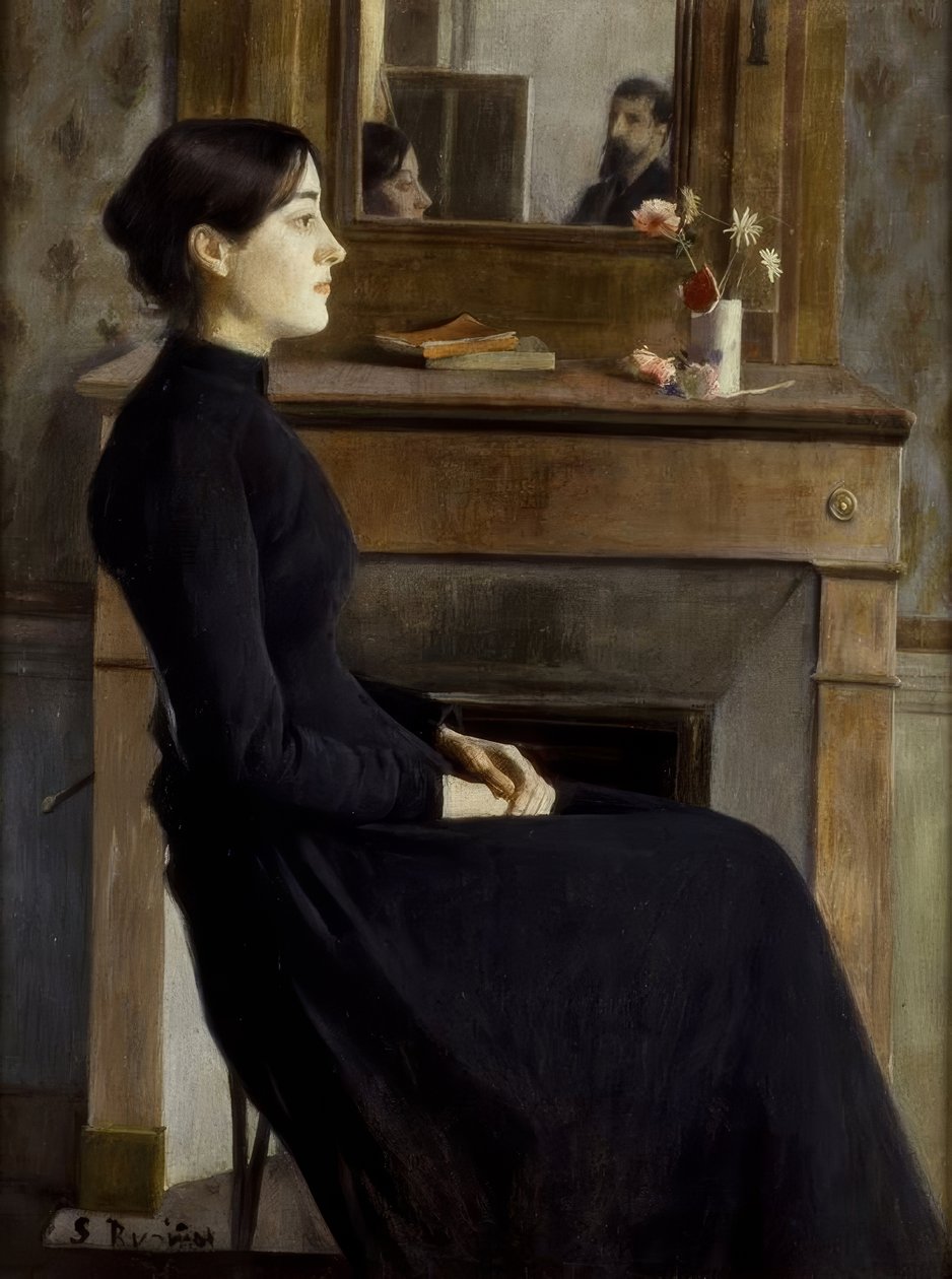 Figura femminile da Santiago Rusiñol