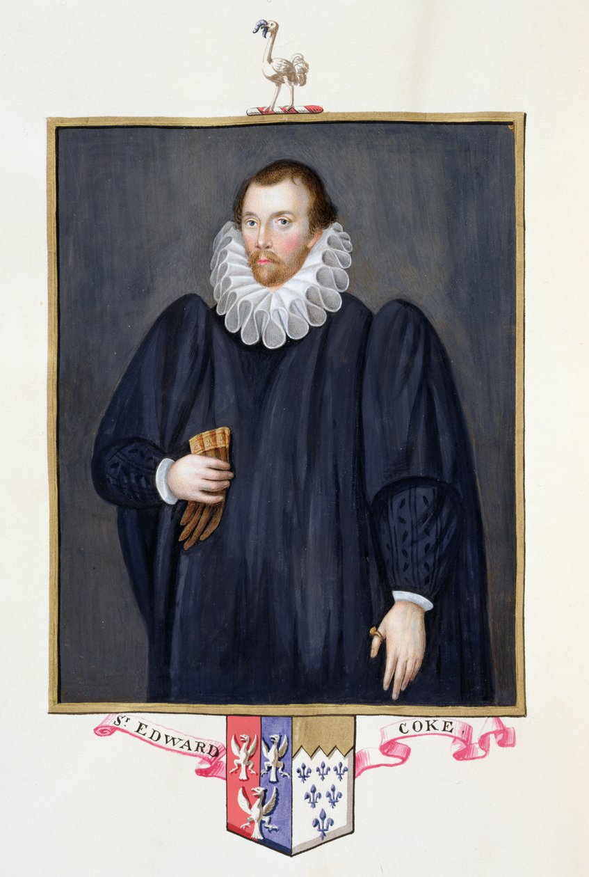 Ritratto di Edward Coke (1552-1634) da 
