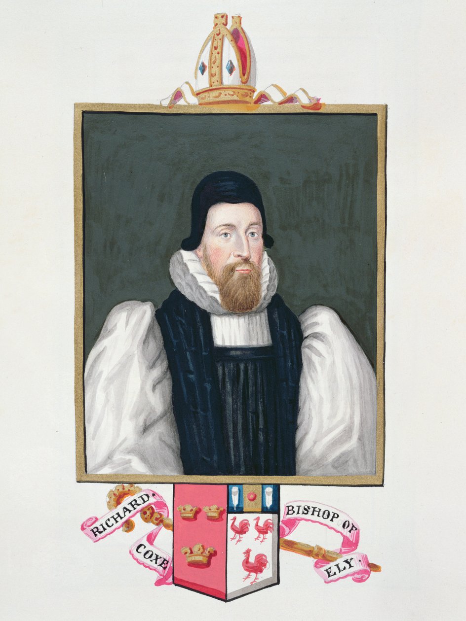 Ritratto di Richard Cox (1500-81) Vescovo di Ely da 