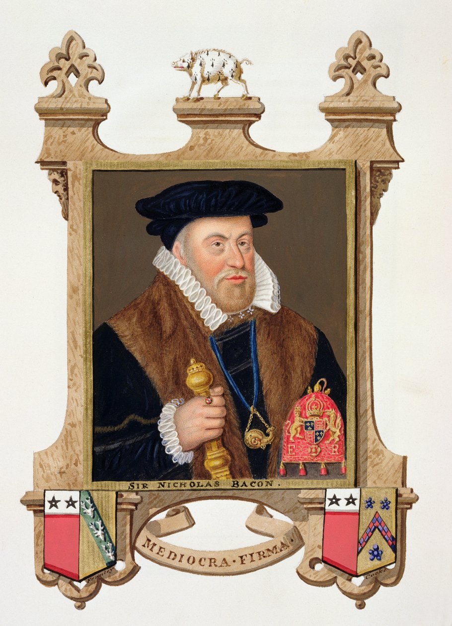 Ritratto di Sir Nicholas Bacon (1509-79) da 