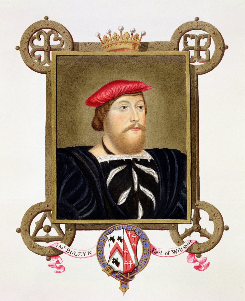Ritratto di Thomas Boleyn (1477-1539) Conte di Wiltshire da 
