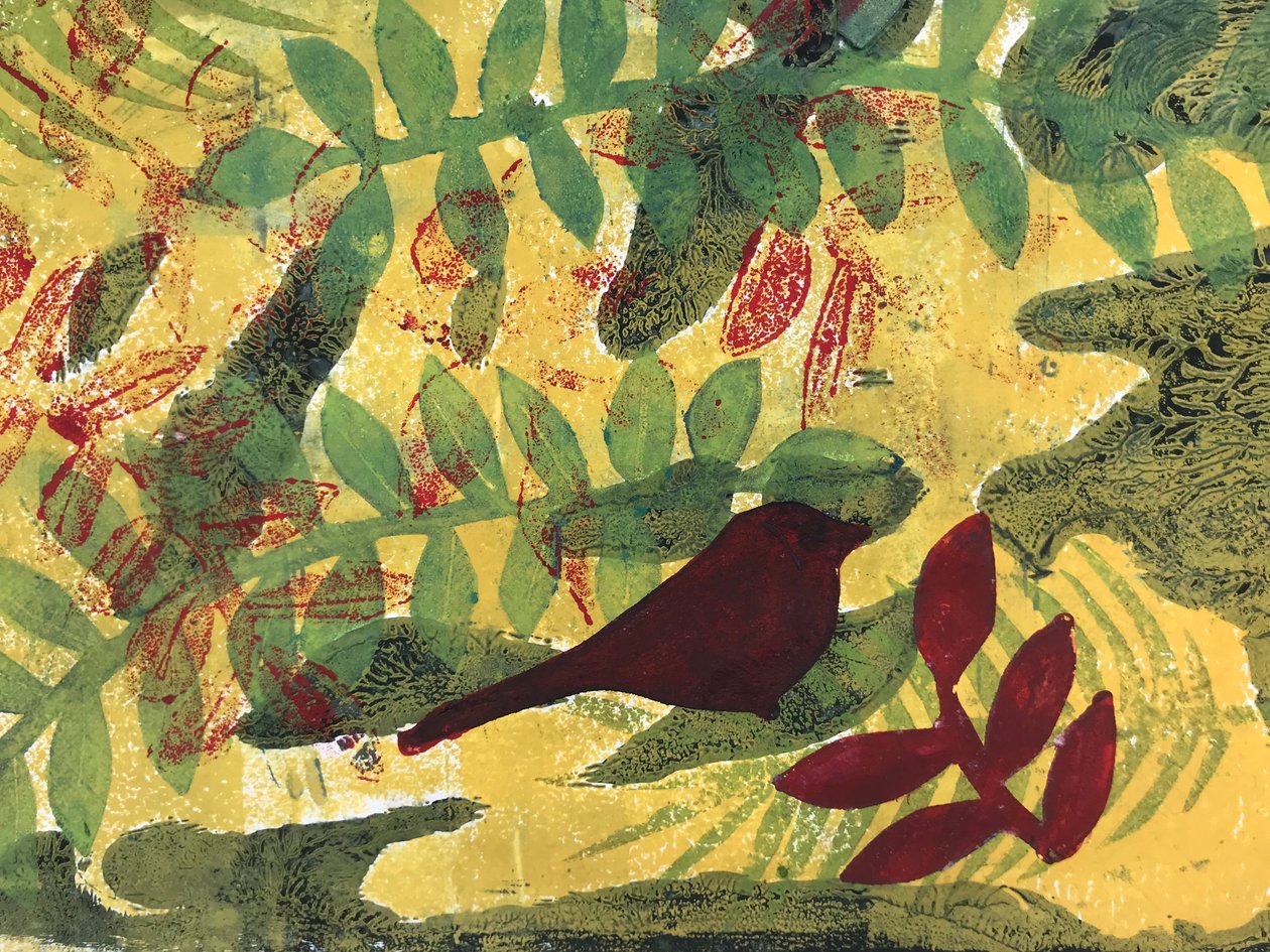 Botanico ocra gialla da Sarah Thompson Engels