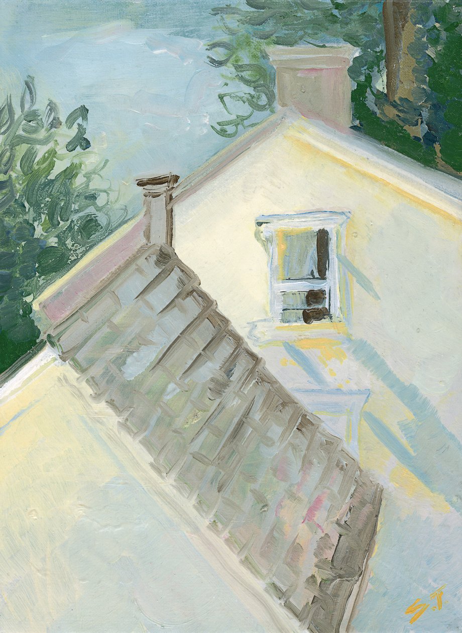 Luce dorata, 2020 circa (olio su tela) da Sarah Tudor