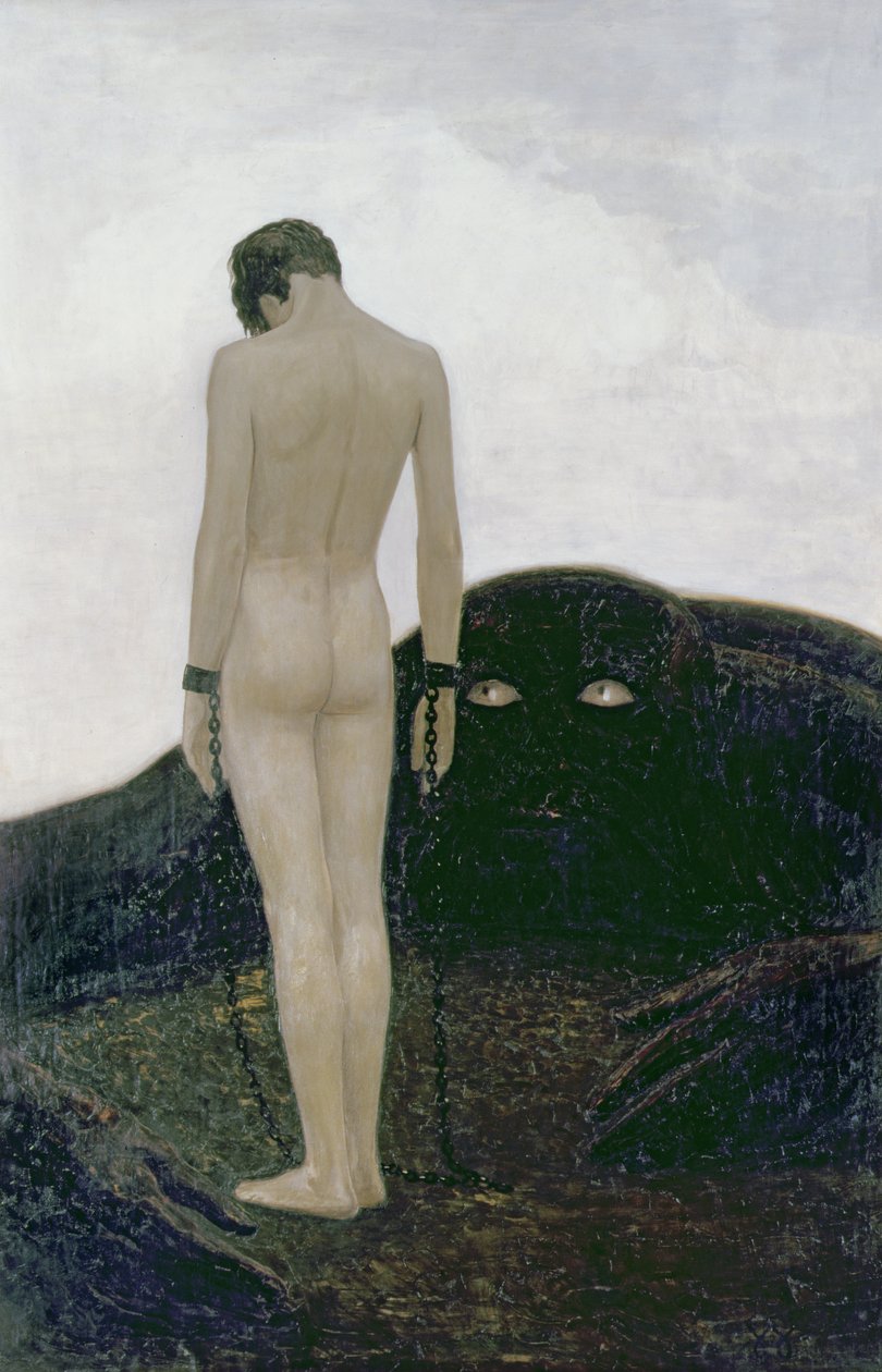 Emozione di dipendenza, c.1893 da Sascha Schneider