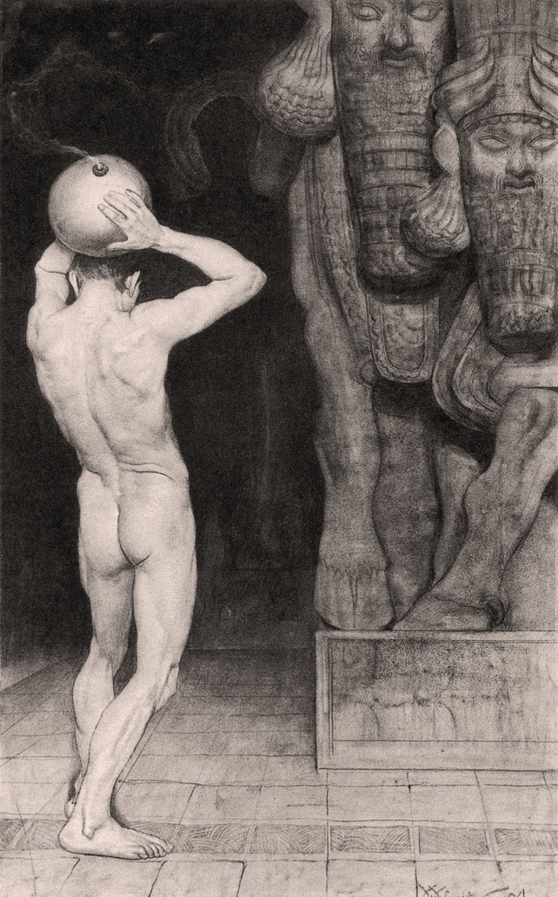 Der Anarchist, 1894 da Sascha Schneider