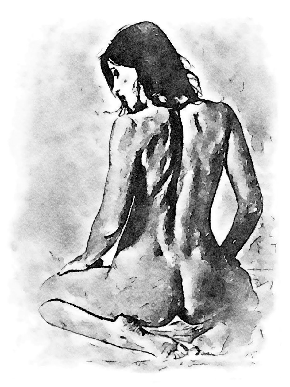 Bella donna inginocchiata da SaskiaBJ
