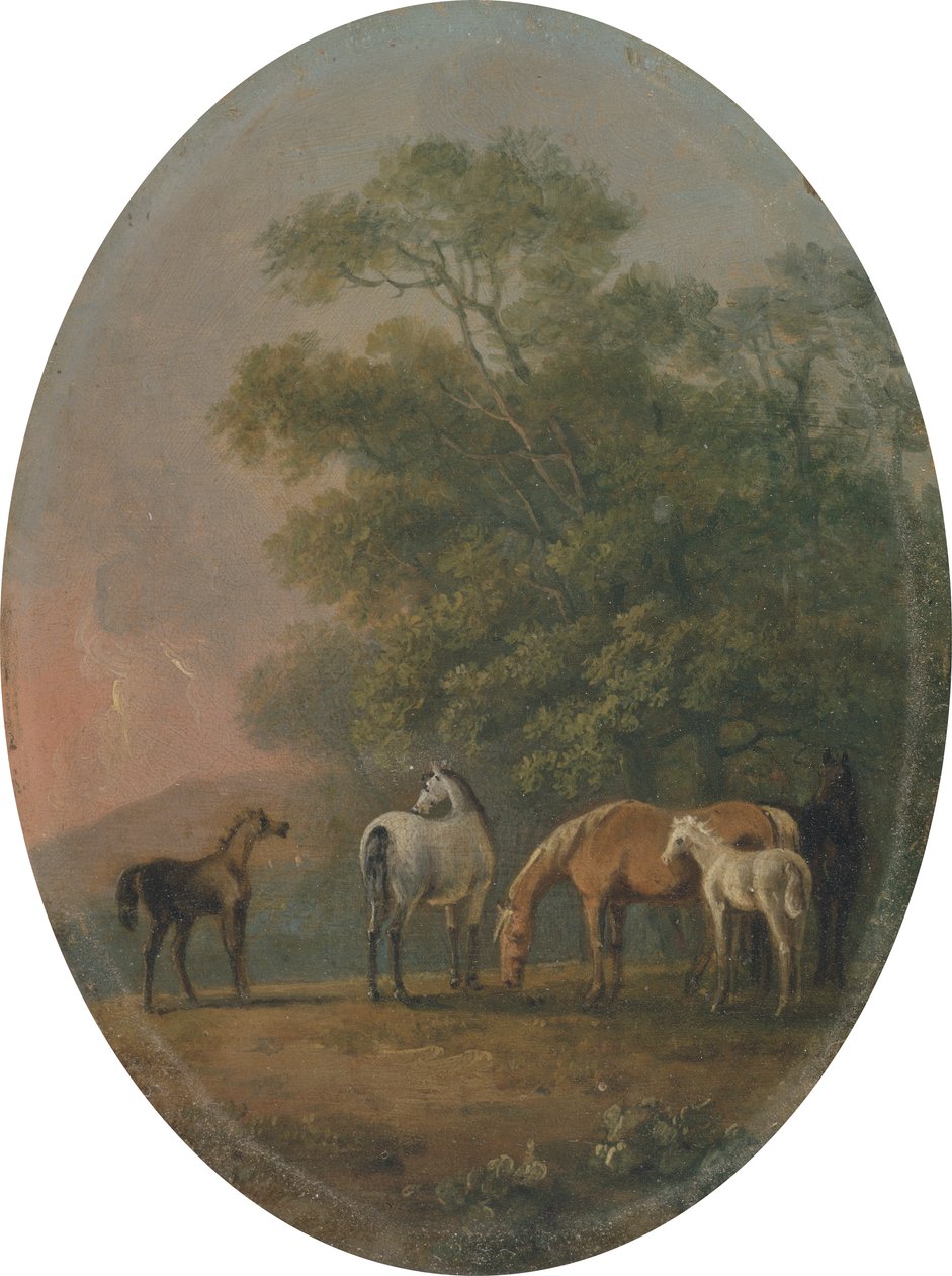 Cavalle e puledri, c.1770-80 da Sawrey Gilpin