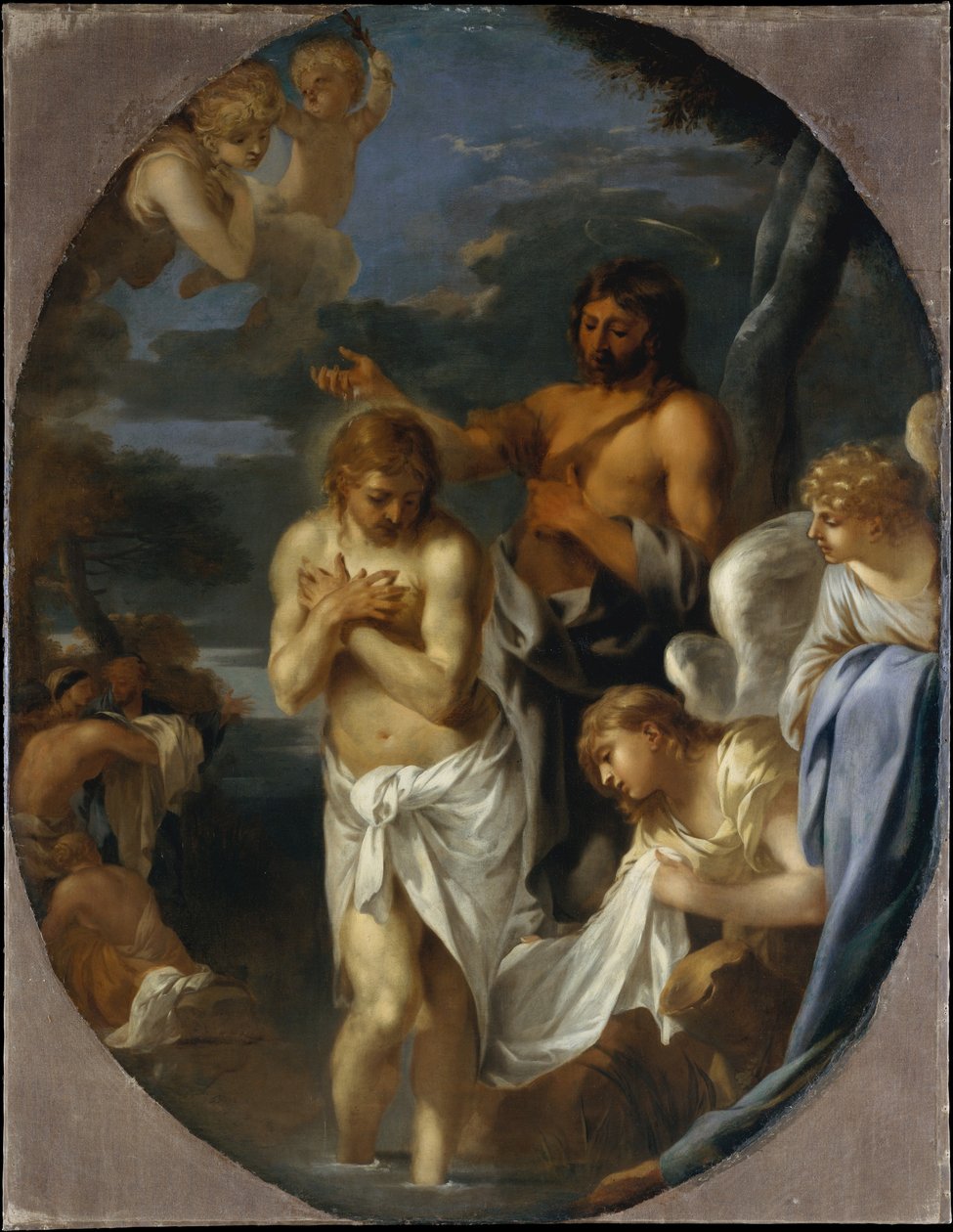 Il Battesimo di Cristo da Sébastien Bourdon