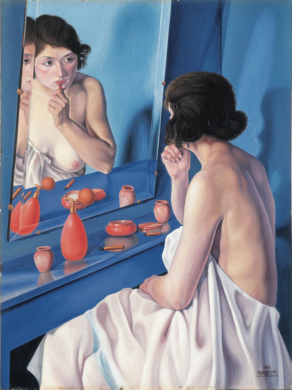Donna davanti a uno specchio, 1927 da Scarpa