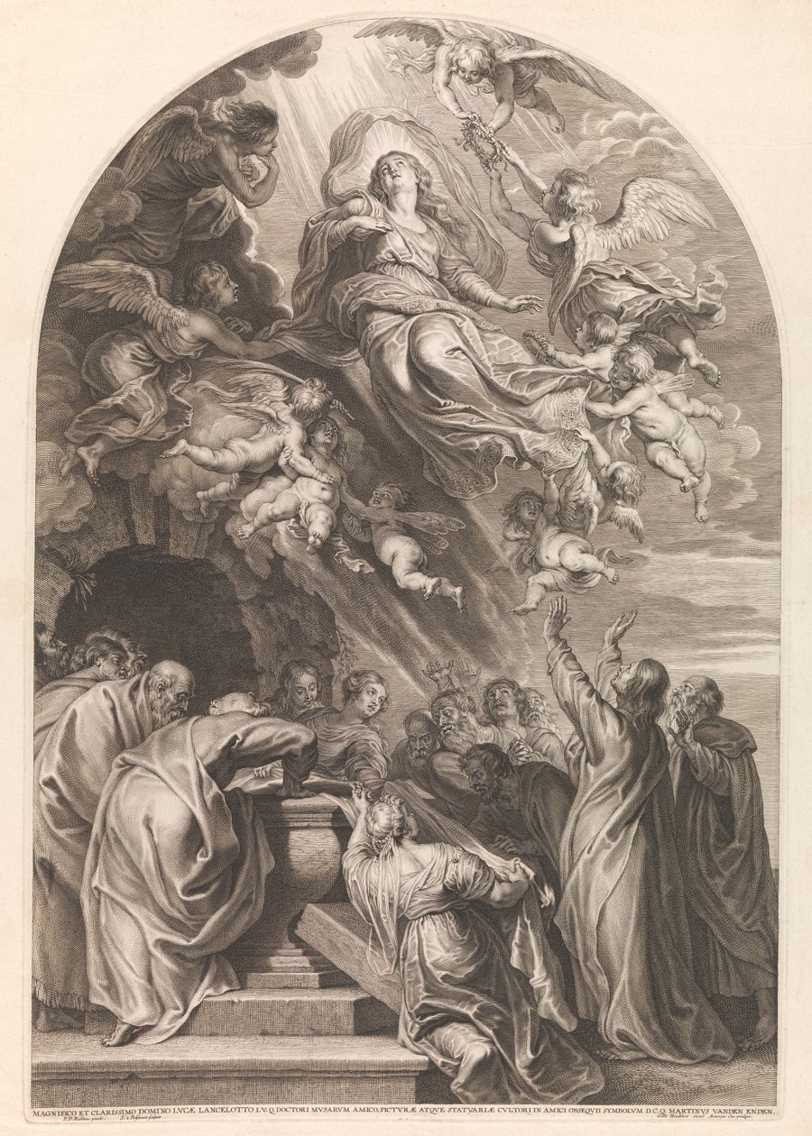 Ascensione di Maria da Schelte Adamsz. Bolswert
