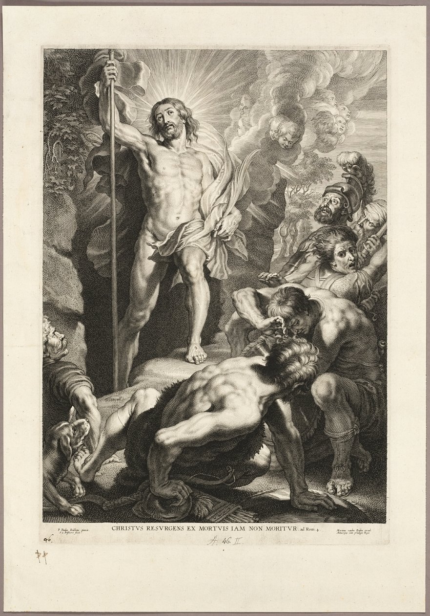 La resurrezione di Cristo da Schelte Adamsz. Bolswert