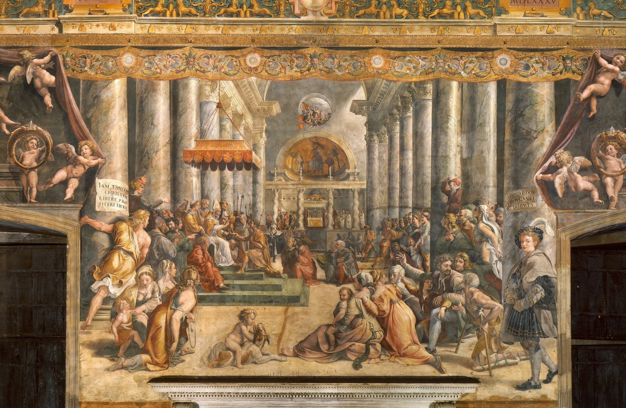 La Donazione di Roma da School of Raphael