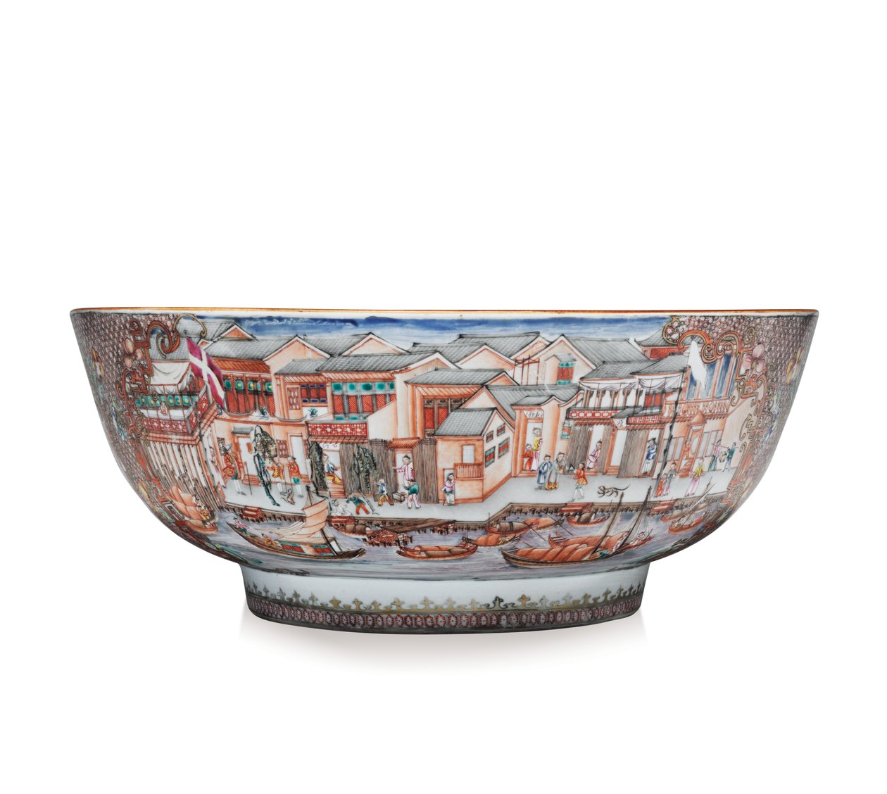 Grande ciotola Hong, c.1785 da School Chinese