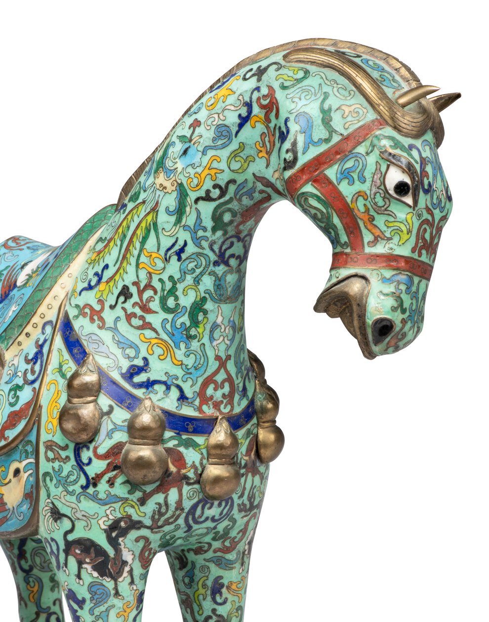 Cavallo, XX secolo (smalto cloisonné) da School Chinese