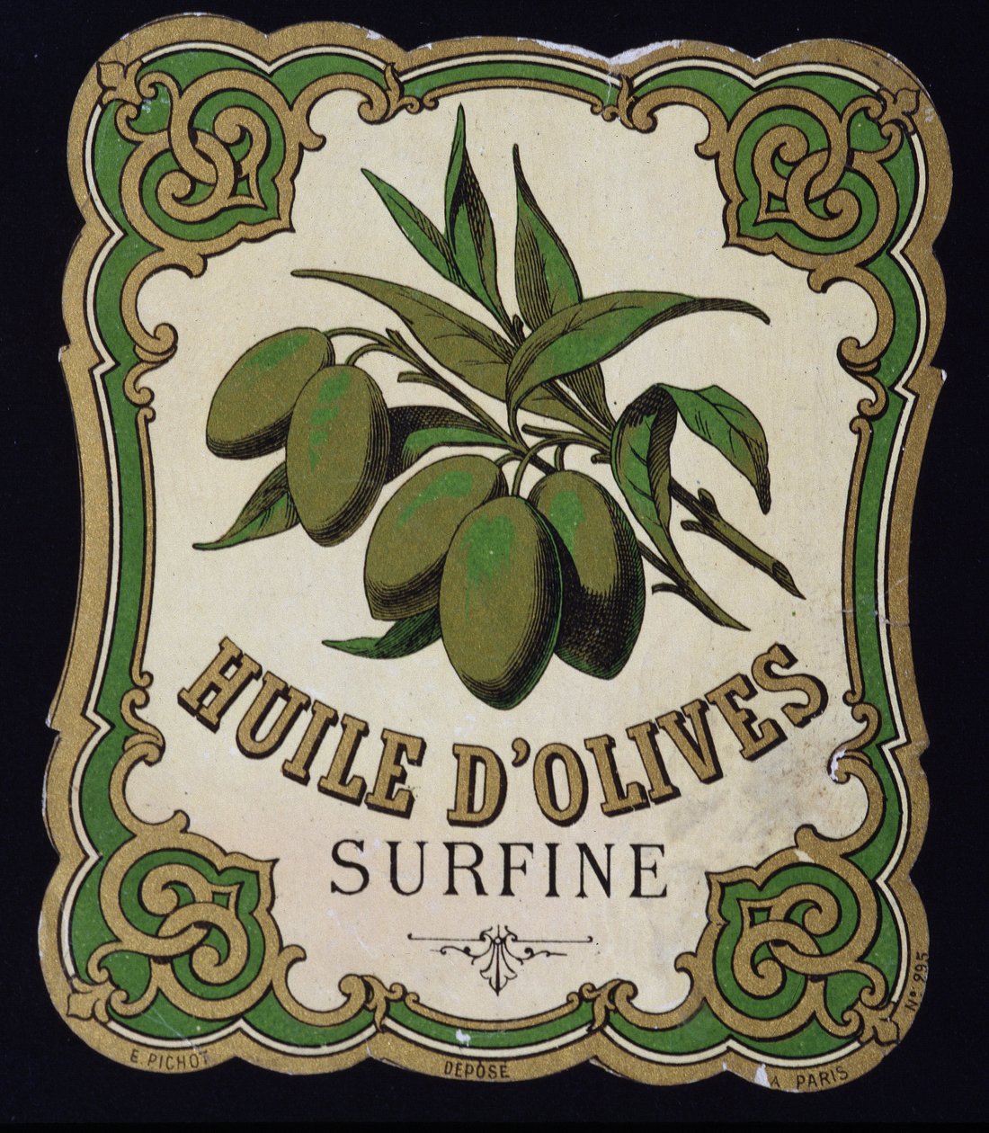 Etichetta di Olio d