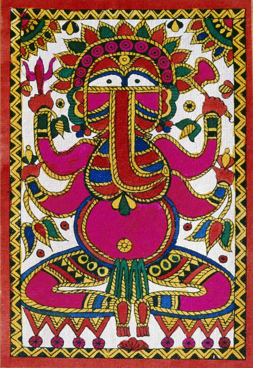 Dio elefante Ganesh da School Indian