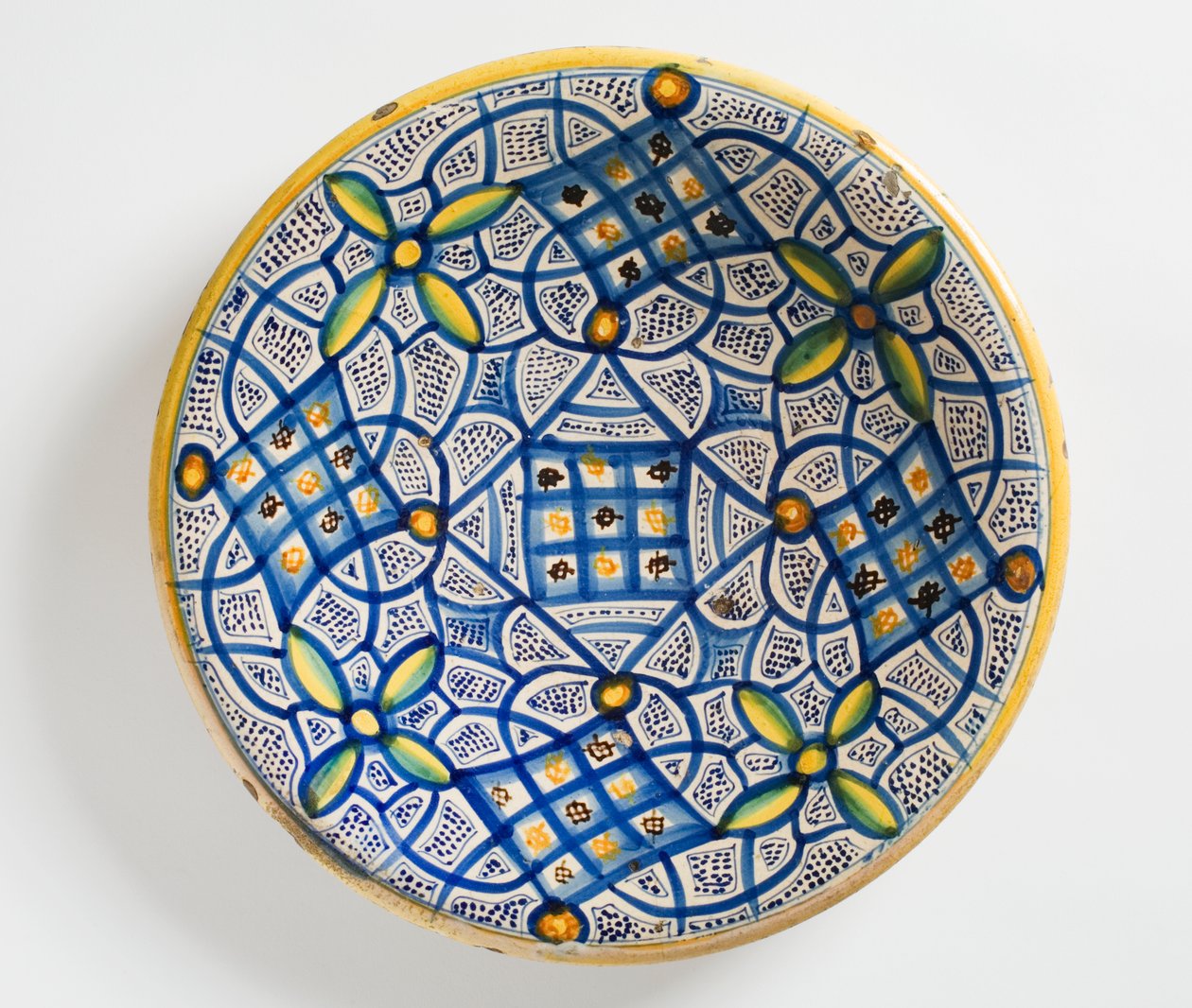 Piatto di Maiolica da School Italian