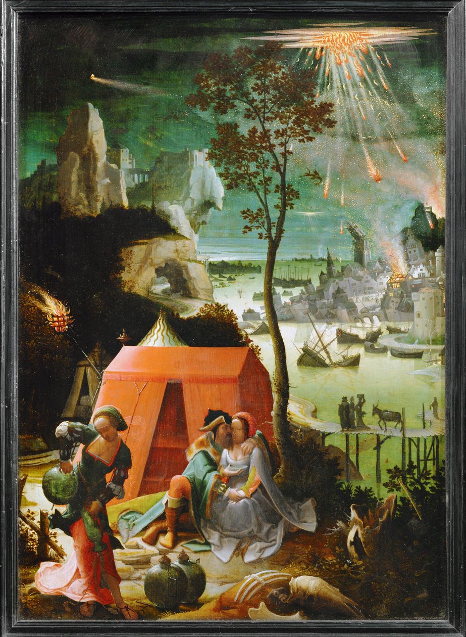 Lot e le sue figlie ... da School Netherlandish