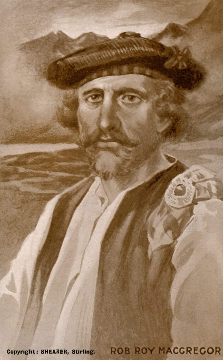 Rob Roy MacGregor (incisione) da School Scottish