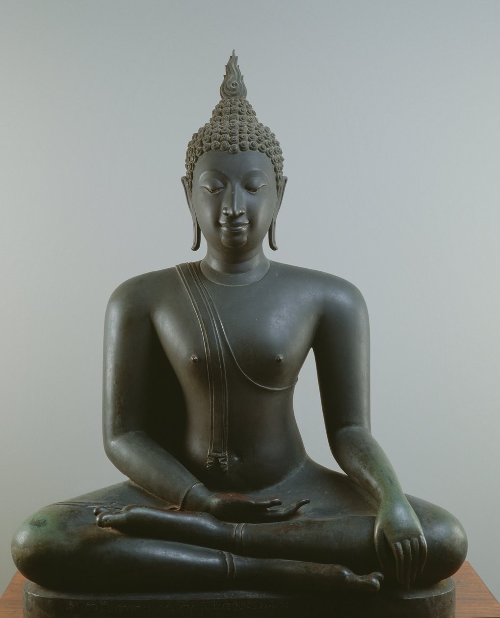 Buddha seduto in meditazione, stile Sukhothai (bronzo) da School Thai