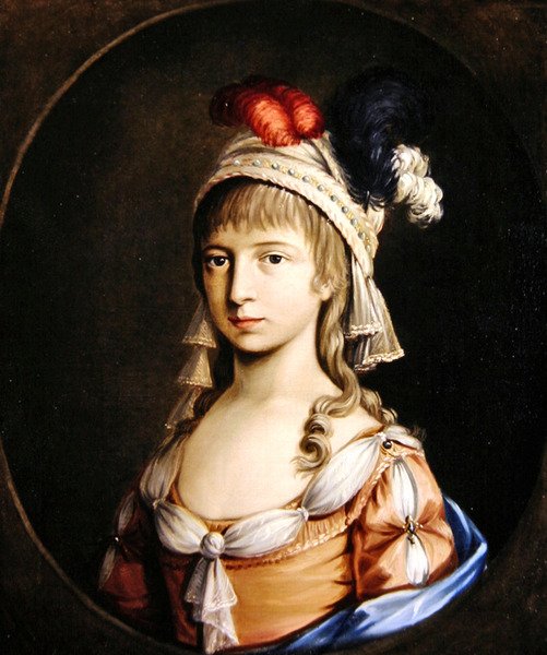 Ritratto di una signora da Scottish School