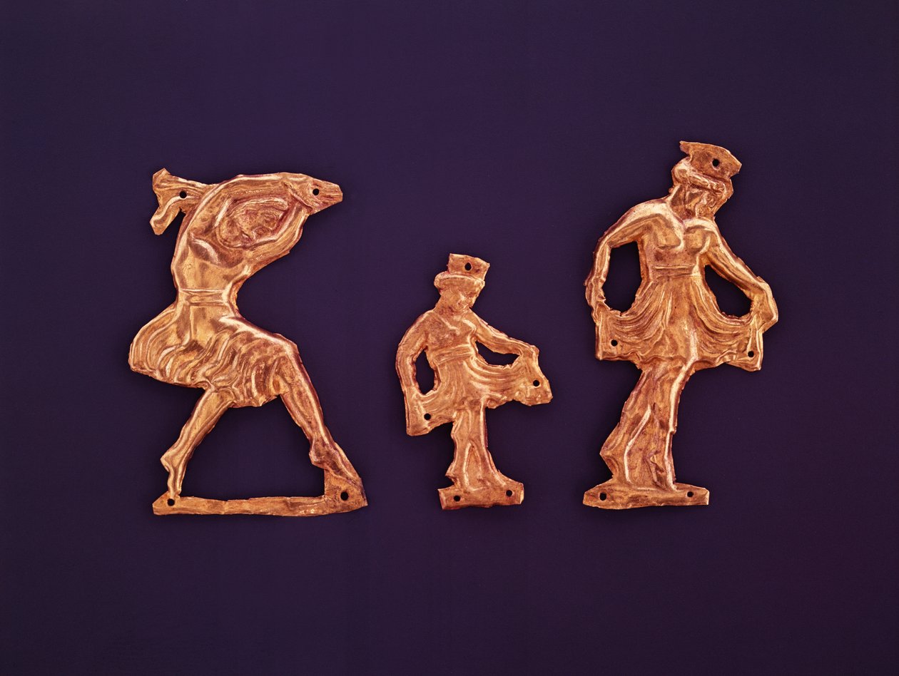 Danzatori della dea Demetra (oro) da Scythian