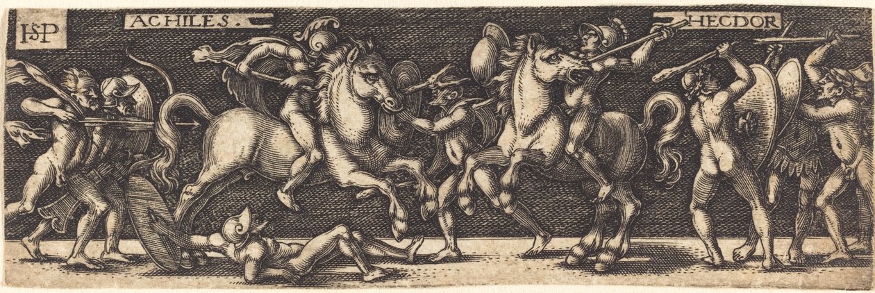 Achille e Ettore da Sebald Beham