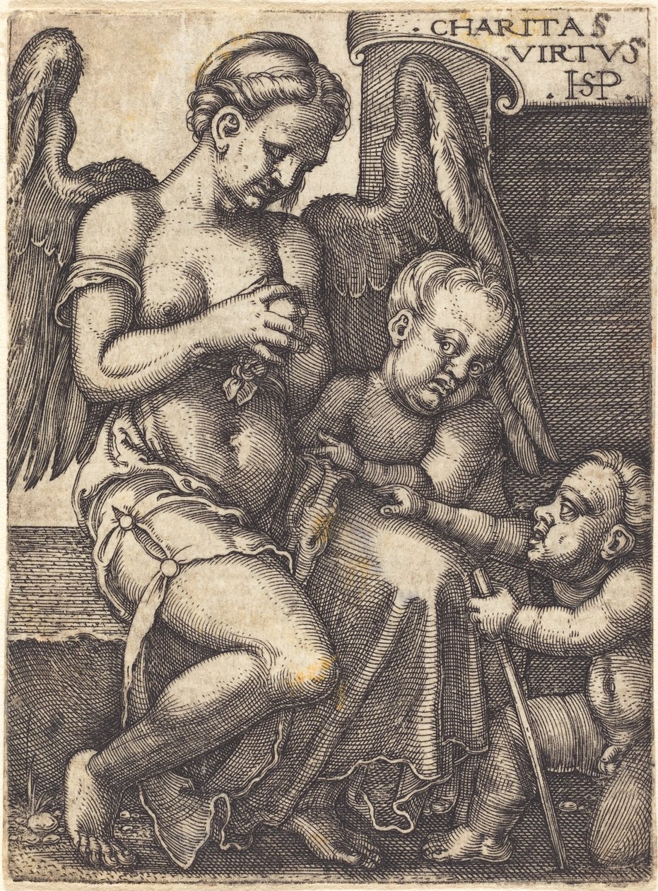 Carità da Sebald Beham
