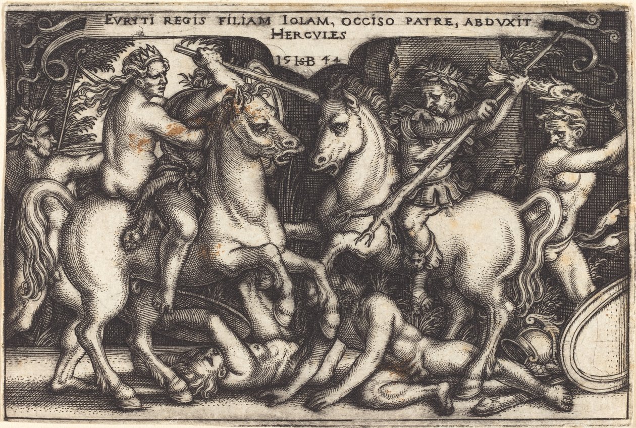 Ercole e Iole da Sebald Beham
