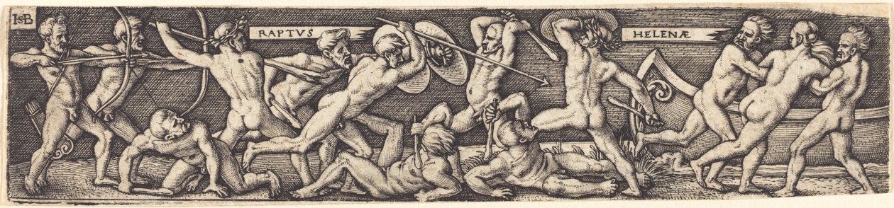 Il ratto di Elena da Sebald Beham