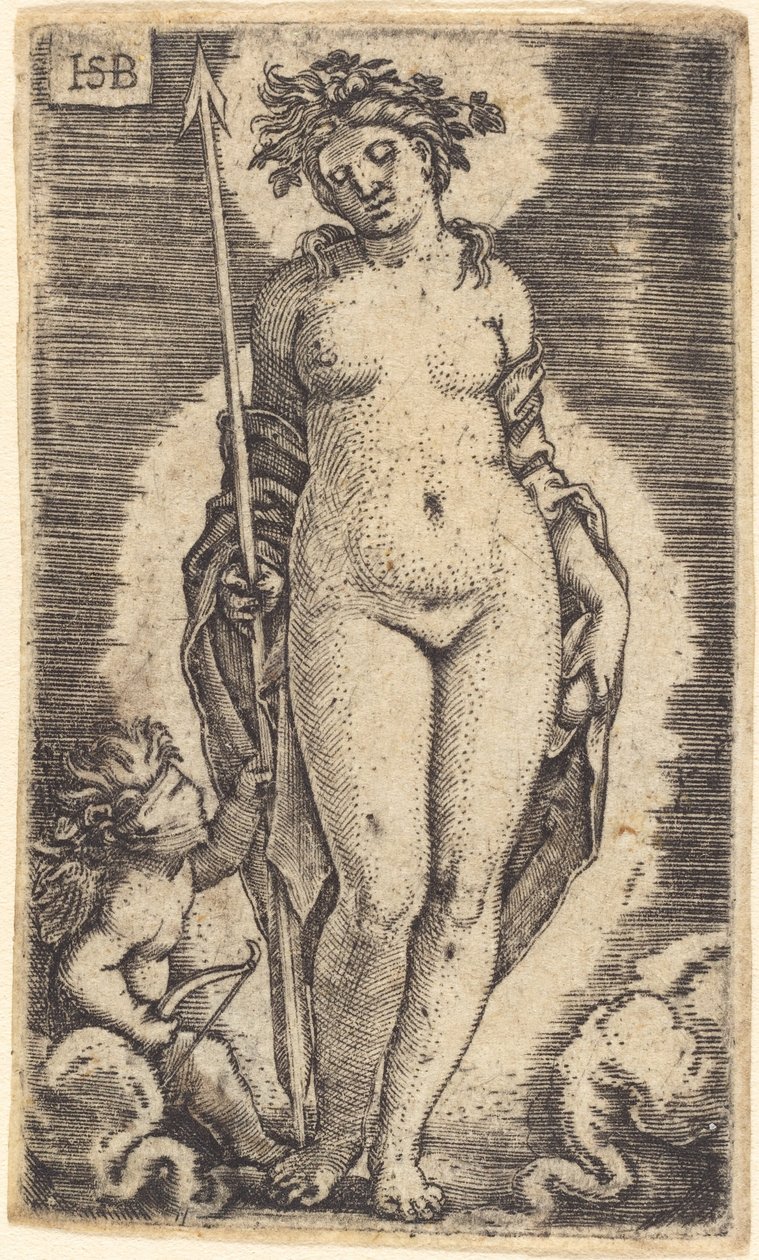 Venere e Cupido da Sebald Beham