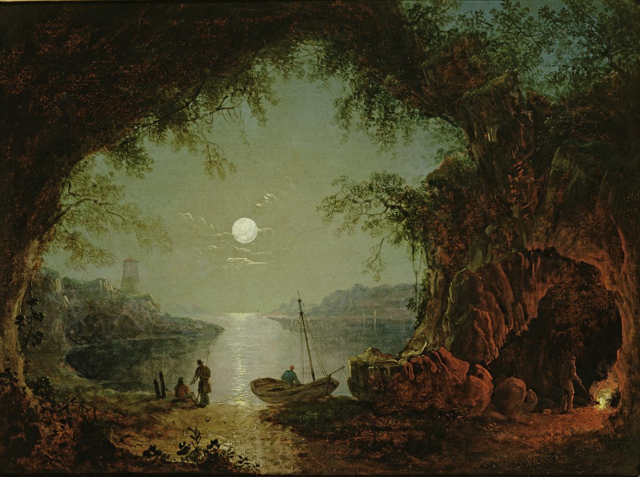 Una baia al chiaro di luna da Sebastian Pether