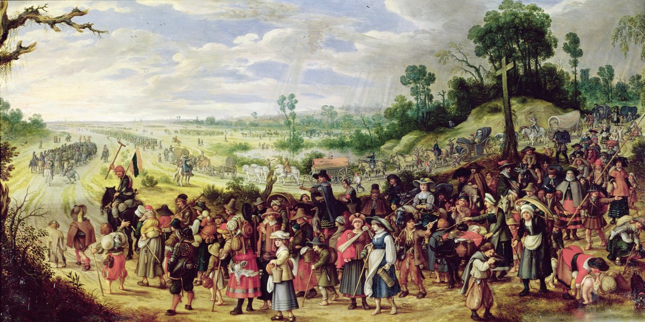 Scena di guerra da Sebastian Vrancx