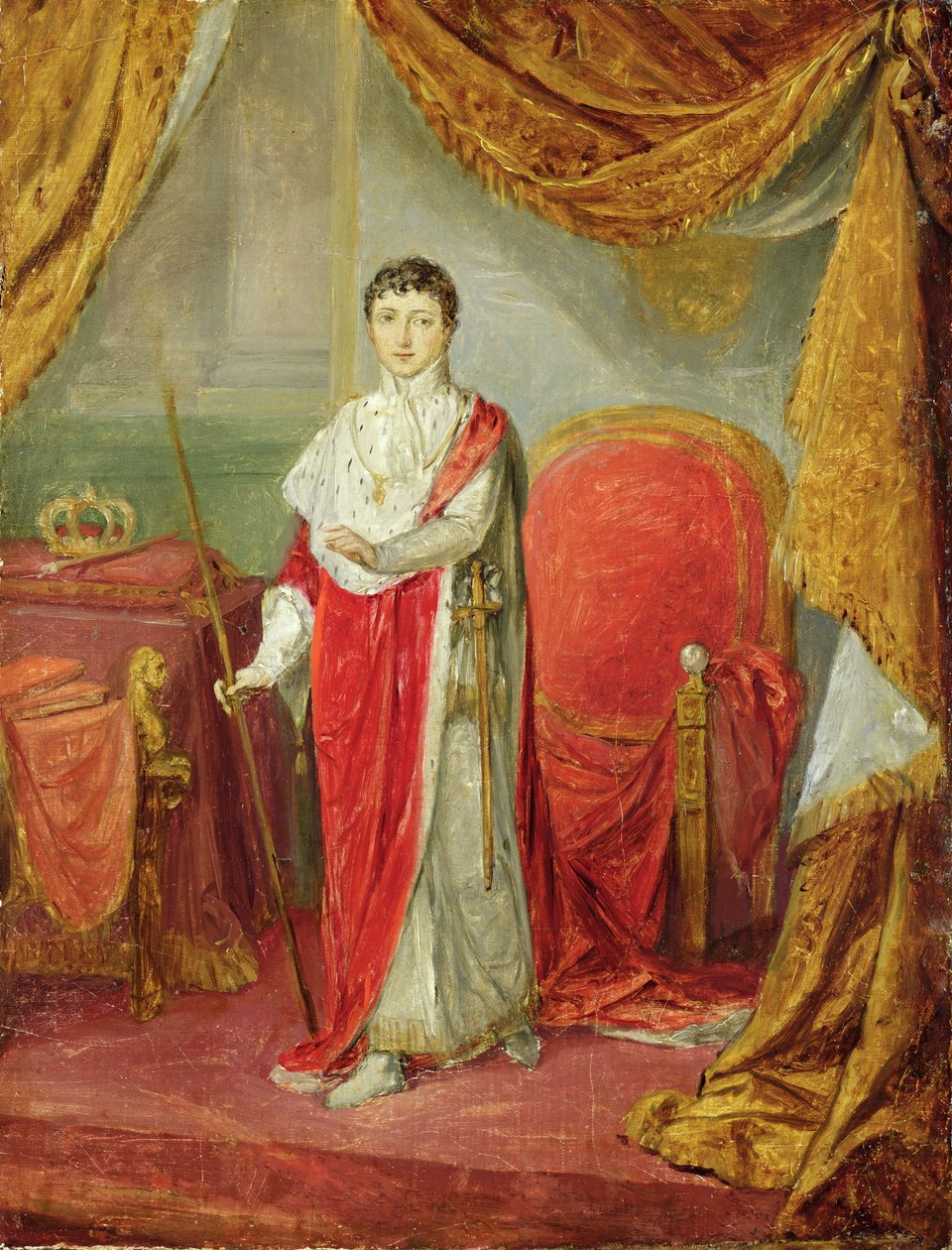 Ritratto del re Girolamo in abiti regali da Sebastian Weygandt