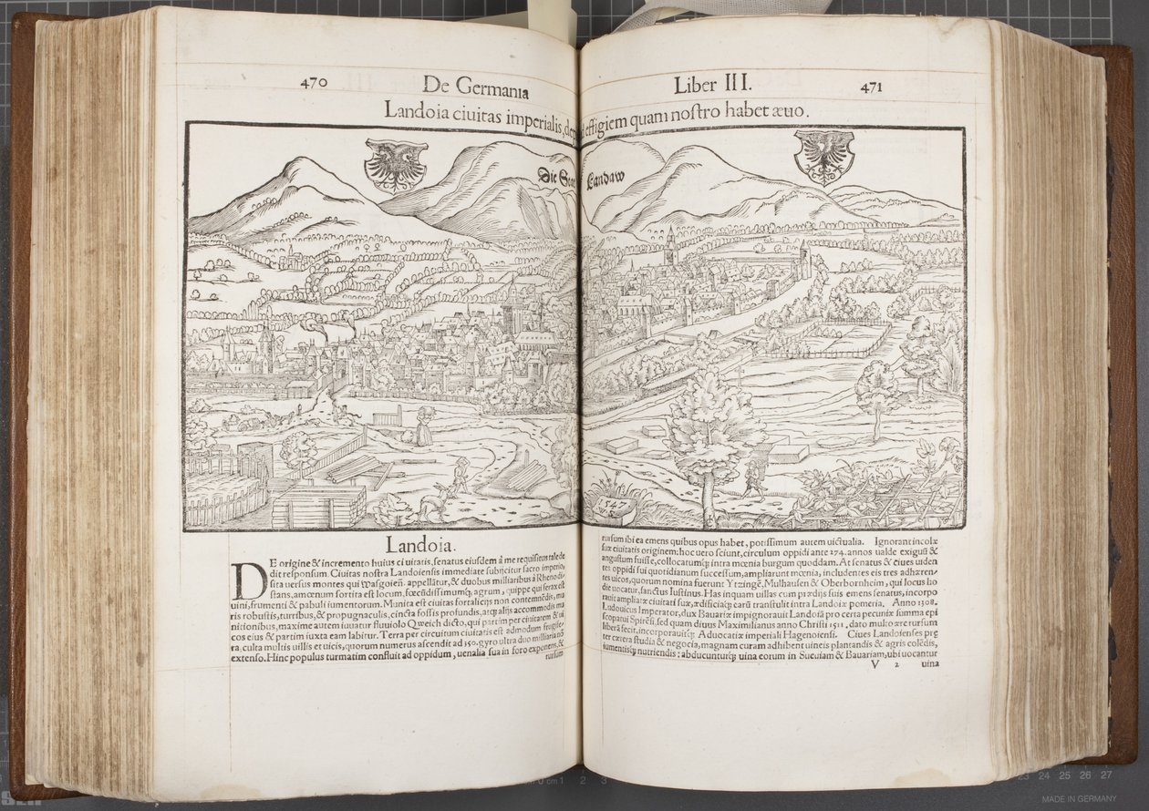Cosmographia, Fol 470-471, 1544 da Sebastian Munster